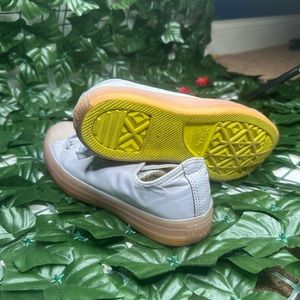 Lavender and Yellow Converse